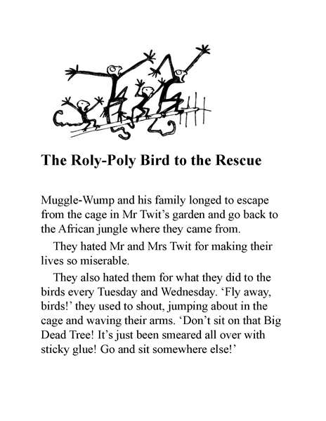 蠢特夫妇 18 The Roly-Poly Bird to the Rescue -- 绘本听读宝在线台词全文