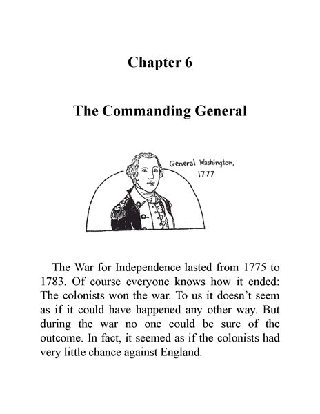 26 Who Was George Washington 7 Chapter 6 The Commanding General -- 绘本听读宝在线台词全文