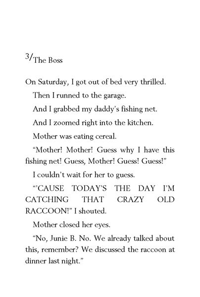 12 Junie B. Jones Smells Something Fishy 3. The Boss -- 绘本听读宝在线台词全文