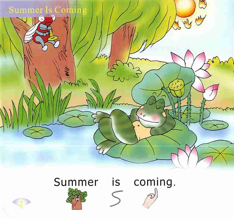 幼儿英语浸入式 30 Summer Is Coming -- 绘本听读宝在线台词全文