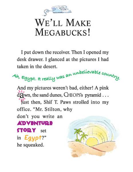 2 The Curse of the Cheese Pyramid 24-WE'LL MAKE MEGABUCKS! -- 绘本听读宝在线台词全文