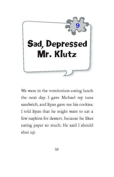 9 Miss Lazar is Bizarre 9 Ch9-Sad, Depressed Mr. Klutz -- 绘本听读宝在线台词全文