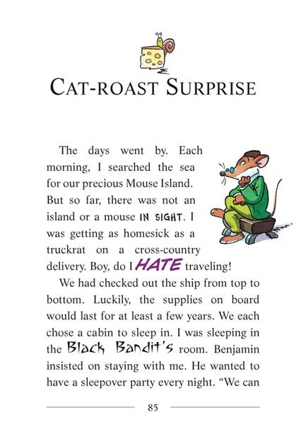 8-Attack of the Bandit Cats 21-CAT-ROAST SURPRISE -- 绘本听读宝在线台词全文