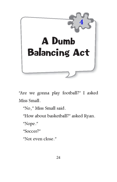 5 Miss Small Is Off the Wall 4 Ch4-A Dumb Balancing Act -- 绘本听读宝在线台词全文