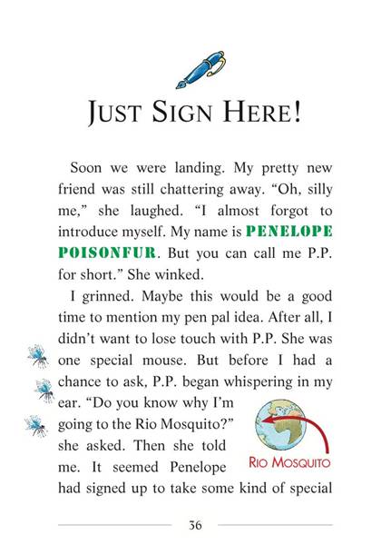 5 Four Mice Deep in the Jungle 12-JUST SIGN HERE! -- 绘本听读宝在线台词全文
