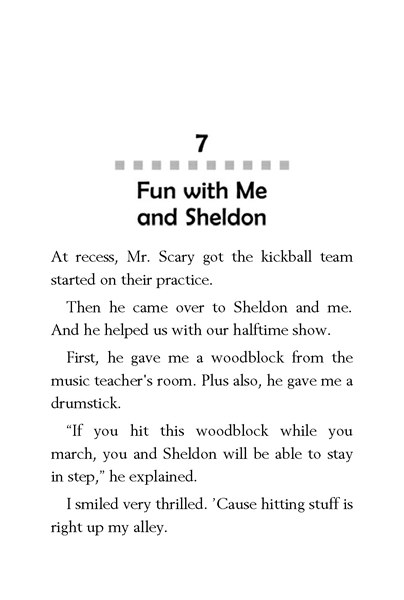 22 Junie B. First Grader - One-Man Band 7. Fun with Me and Sheldon -- 绘本听读宝在线台词全文