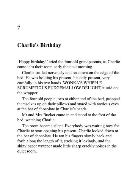 查理与巧克力工厂 7 Charlie’s Birthday -- 绘本听读宝在线台词全文