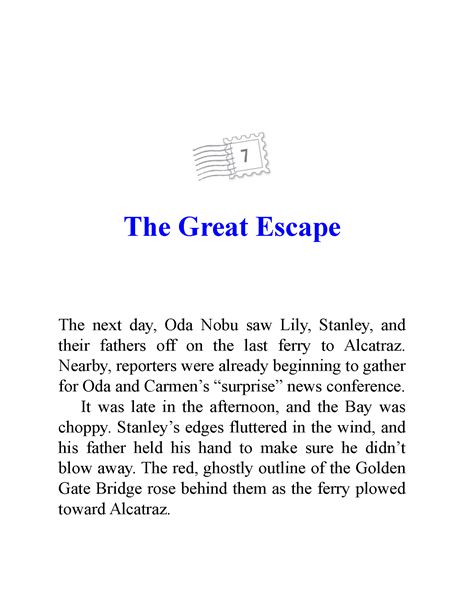 12 Escape to California 7. The Great Escape -- 绘本听读宝在线台词全文