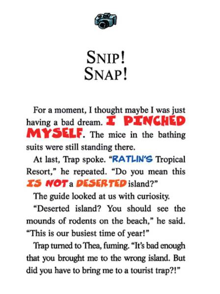 1 Lost Treasure of the Emerald Eye 23-SNIP! SNAP! -- 绘本听读宝在线台词全文