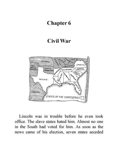 11 Who Was Abraham Lincoln 9 Chapter 6 Civil War -- 绘本听读宝在线台词全文