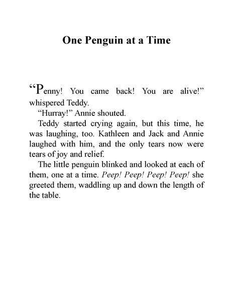59 A Perfect Time for Pandas Ch12-One Penguin at a Time -- 绘本听读宝在线台词全文