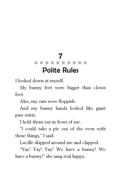 27 Junie B. First Grader - Dumb Bunny 7. Polite Rules -- 绘本听读宝在线台词全文