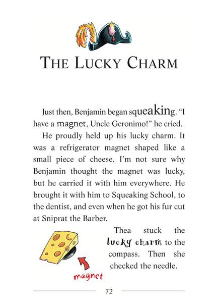 8-Attack of the Bandit Cats 17-THE LUCKY CHARM -- 绘本听读宝在线台词全文