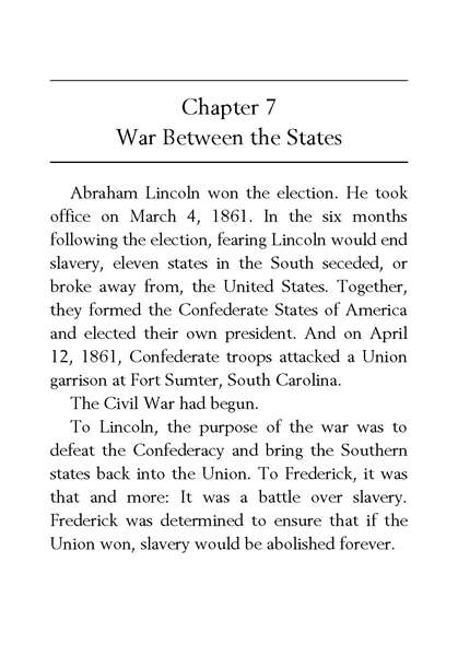 42 Who Was Frederick Douglass 7 War Between the States -- 绘本听读宝在线台词全文