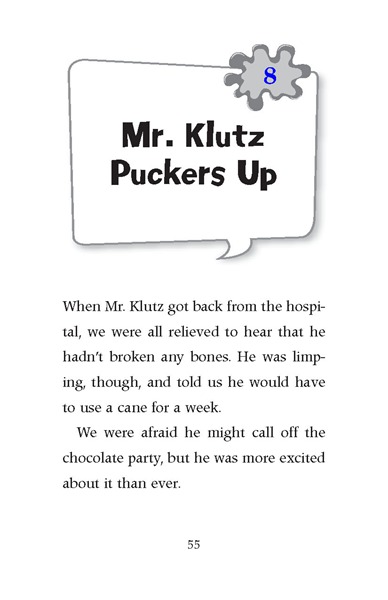 2 Mr Klutz Is Nuts 8 Ch8-Mr. Klutz Puckers Up -- 绘本听读宝在线台词全文