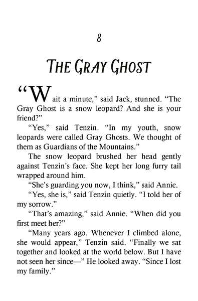 36 Sunlight on the Snow Leopard 8 The Gray Ghost -- 绘本听读宝在线台词全文