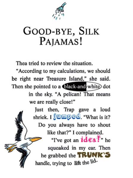 1 Lost Treasure of the Emerald Eye 12-GOOD-BYE, SILK PAJAMAS! -- 绘本听读宝在线台词全文