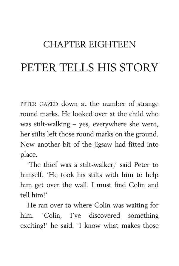 2 Secret Seven Adventure 18 PETER TELLS HIS STORY -- 绘本听读宝在线台词全文