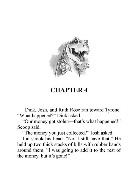 The Talking T. Rex Chapter 4 -- 绘本听读宝在线台词全文