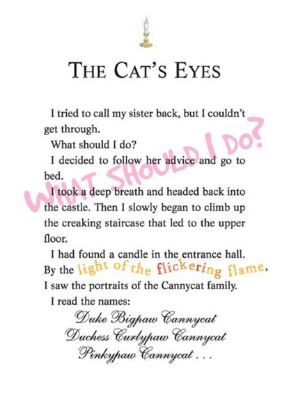 3 Cat and Mouse in a Haunted House 08-THE CAT'S EYES -- 绘本听读宝在线台词全文
