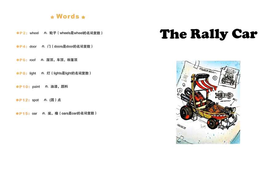 第二辑 The Rally Car -- 绘本听读宝在线台词全文