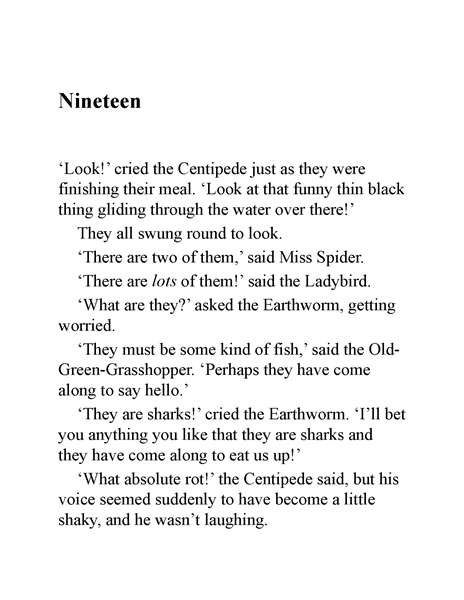 詹姆斯与大仙桃 19 Nineteen -- 绘本听读宝在线台词全文