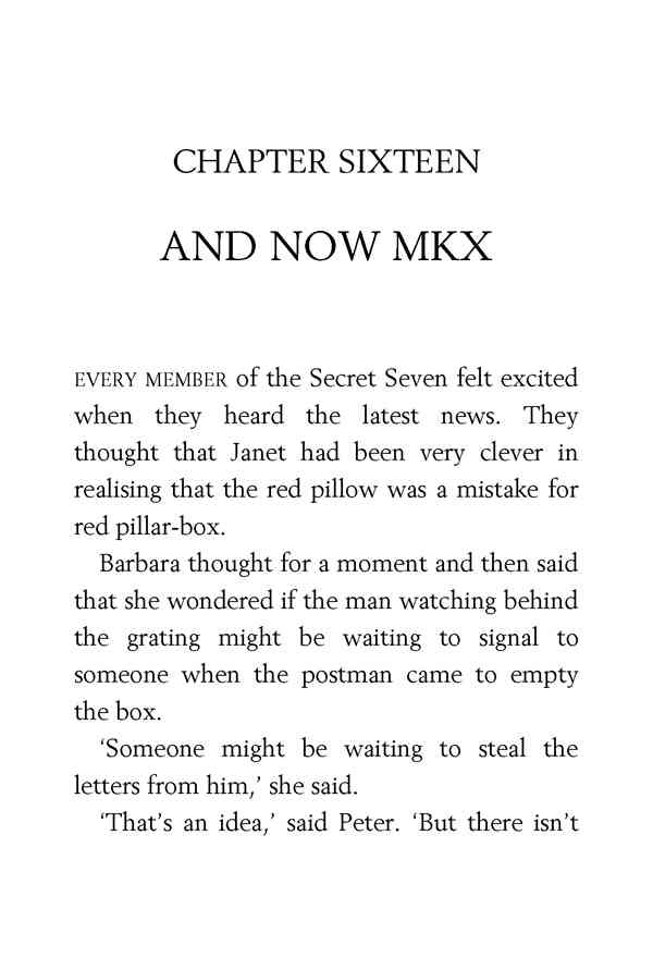 3 Well Done, Secret Seven 16 AND NOW MKX -- 绘本听读宝在线台词全文