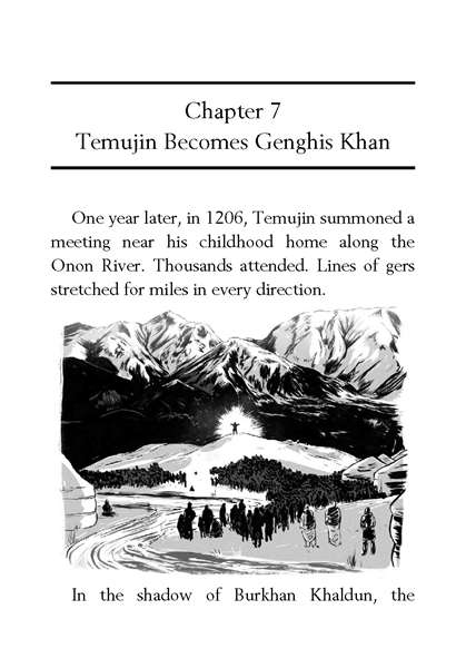 43 Who Was Genghis Khan 8 Temujin Becomes Genghis Khan -- 绘本听读宝在线台词全文