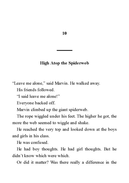 3.Is He a Girl 10. High Atop the Spiderweb -- 绘本听读宝在线台词全文