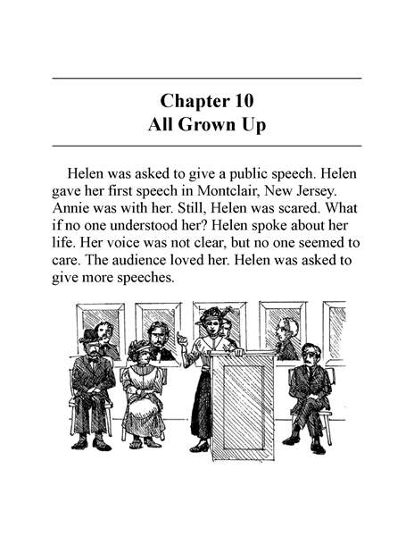 3 Who Was Helen Keller 3 Chapter 10 All Grown Up -- 绘本听读宝在线台词全文