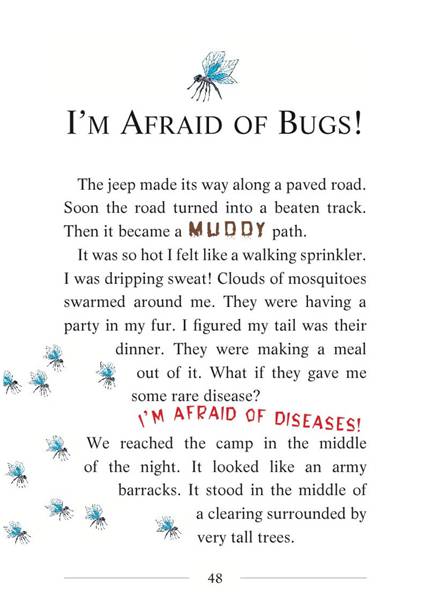 5 Four Mice Deep in the Jungle 15-I'M AFRAID OF BUGS! -- 绘本听读宝在线台词全文
