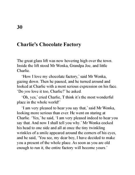 查理与巧克力工厂 30 Charlie’s Chocolate Factory -- 绘本听读宝在线台词全文