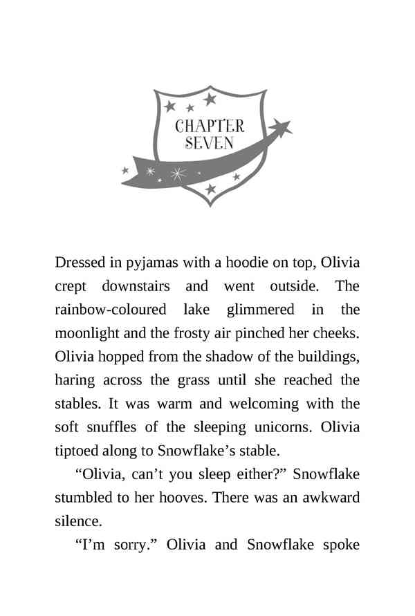 6 Olivia and Snowflake Chapter 7 -- 绘本听读宝在线台词全文