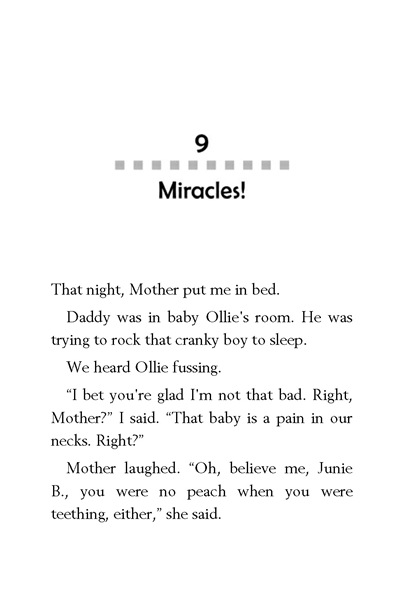 20 Junie B. First Grader - Toothless Wonder 9. Miracles! -- 绘本听读宝在线台词全文