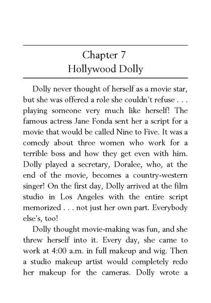 30 Who Is Dolly Parton 7 Hollywood Dolly -- 绘本听读宝在线台词全文