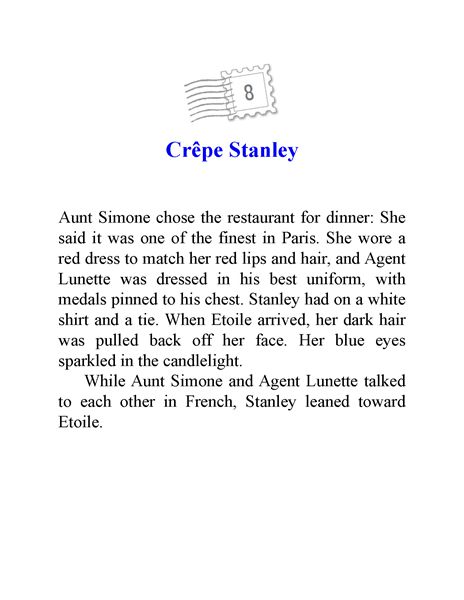 11 Framed in France 8. Crêpe Stanley -- 绘本听读宝在线台词全文