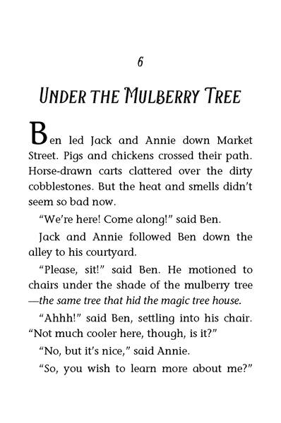 32 To the Future, Ben Franklin 6 Under the Mulberry Tree -- 绘本听读宝在线台词全文