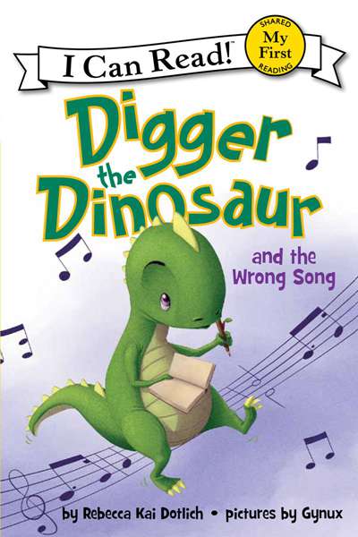 Digger the Dinosaur 04 Digger the Dinosaur and the Wrong Song -- 绘本听读宝在线台词全文