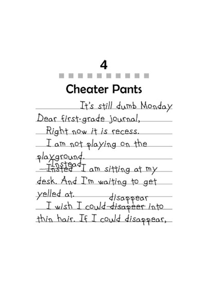 21 Junie B. First Grader - Cheater Pants 4. Cheater Pants -- 绘本听读宝在线台词全文