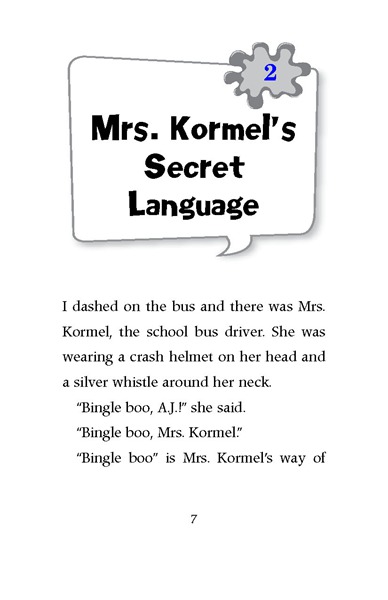 11 Mrs. Kormel Is Not Normal 2 Ch2-Mrs. Kormel's Secret Language -- 绘本听读宝在线台词全文