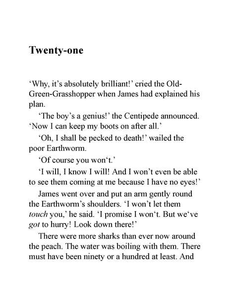 詹姆斯与大仙桃 21 Twenty-one -- 绘本听读宝在线台词全文