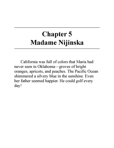 25 Who Was Maria Tallchief 6 Chapter 5 Madame Nijinska -- 绘本听读宝在线台词全文