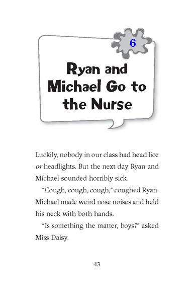 7 Mrs. Cooney Is Loony 6 Ch6-Ryan and Michael Go to the Nurse -- 绘本听读宝在线台词全文