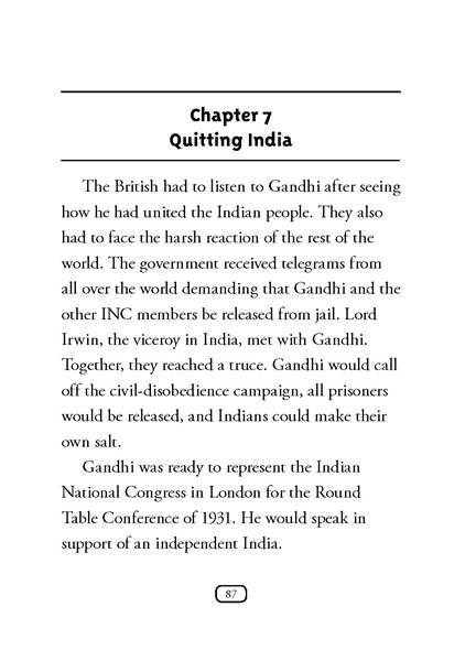 20 Who Was Gandhi 8 Chapter 7 Quitting India -- 绘本听读宝在线台词全文
