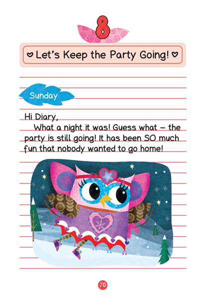 5 Warm Hearts Day 8 Let's Keep the Party Going! -- 绘本听读宝在线台词全文