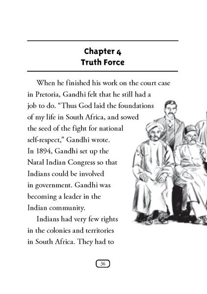 20 Who Was Gandhi 5 Chapter 4 Truth Force -- 绘本听读宝在线台词全文