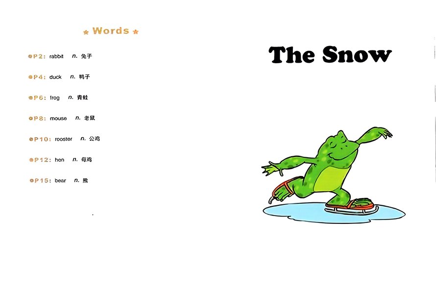 第三辑 The Snow -- 绘本听读宝在线台词全文