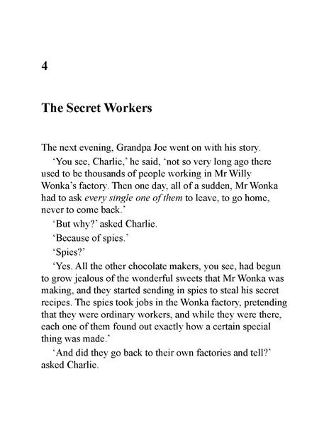 查理与巧克力工厂 4 The Secret Workers -- 绘本听读宝在线台词全文