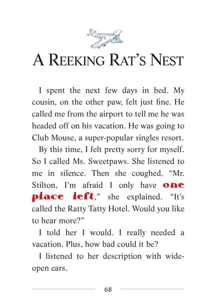 9-A Fabumouse Vacation for Geronimo 16-A REEKING RAT'S NEST -- 绘本听读宝在线台词全文