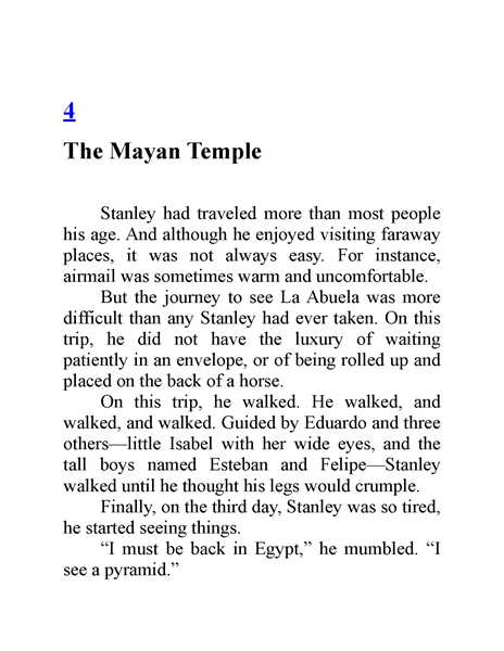 5 The Amazing Mexican Secret 4. The Mayan Temple -- 绘本听读宝在线台词全文
